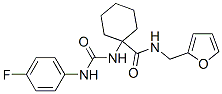 Cyclohexanecarboxamide, 1-[[[(4-fluorophenyl)amino]carbonyl]amino]-N-(2-furanylmethyl)- (9CI) CAS#: 605640-85-5