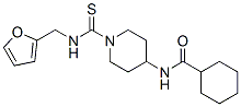 Cyclohexanecarboxamide, N-[1-[[(2-furanylmethyl)amino]thioxomethyl]-4-piperidinyl]- (9CI) CAS#: 606112-42-9