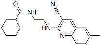 Cyclohexanecarboxamide, N-[2-[(3-cyano-6-methyl-2-quinolinyl)amino]ethyl]- (9CI) CAS#: 606105-42-4