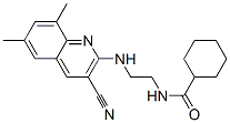 Cyclohexanecarboxamide, N-[2-[(3-cyano-6,8-dimethyl-2-quinolinyl)amino]ethyl]- (9CI) CAS#: 606105-71-9