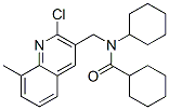Cyclohexanecarboxamide, N-[(2-chloro-8-methyl-3-quinolinyl)methyl]-N-cyclohexyl- (9CI) CAS#: 606095-33-4