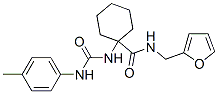 Cyclohexanecarboxamide, N-(2-furanylmethyl)-1-[[[(4-methylphenyl)amino]carbonyl]amino]- (9CI) CAS#: 605640-87-7