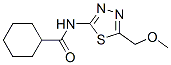 Cyclohexanecarboxamide, N-[5-(methoxymethyl)-1,3,4-thiadiazol-2-yl]- (9CI) CAS#: 685847-69-2