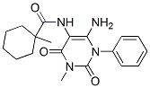 Cyclohexanecarboxamide, N-(6-amino-1,2,3,4-tetrahydro-3-methyl-2,4-dioxo-1-phenyl-5-pyrimidinyl)-1-methyl- CAS#: 176379-39-8