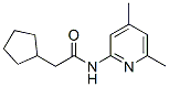Cyclopentaneacetamide, N-(4,6-dimethyl-2-pyridinyl)- (9CI) CAS#: 590376-77-5