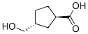 Cyclopentanecarboxylic acid, 3-(hydroxymethyl)-, (1R-trans)- (9CI) CAS#: 64658-14-6