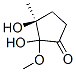 Cyclopentanone, 2,3-dihydroxy-2-methoxy-3-methyl-, (3S)- (9CI) CAS#: 514213-33-3