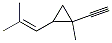 Cyclopropane, 1-ethynyl-1-methyl-2-(2-methyl-1-propenyl)- (9CI) CAS#: 69903-68-0