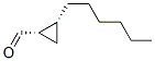 Cyclopropanecarboxaldehyde, 2-hexyl-, (1S,2R)- (9CI) CAS#: 566928-21-0