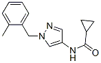 Cyclopropanecarboxamide, N-[1-[(2-methylphenyl)methyl]-1H-pyrazol-4-yl]- CAS#: 514854-81-0