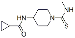 Cyclopropanecarboxamide, N-[1-[(methylamino)thioxomethyl]-4-piperidinyl]- (9CI) CAS#: 604775-44-2