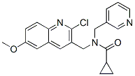Cyclopropanecarboxamide, N-[(2-chloro-6-methoxy-3-quinolinyl)methyl]-N-(3-pyridinylmethyl)- (9CI) CAS#: 606103-05-3