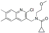 Cyclopropanecarboxamide, N-[(2-chloro-6,7-dimethyl-3-quinolinyl)methyl]-N-(2-methoxyethyl)- (9CI) CAS#: 606102-56-1