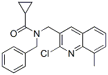 Cyclopropanecarboxamide, N-[(2-chloro-8-methyl-3-quinolinyl)methyl]-N-(phenylmethyl)- (9CI) CAS#: 606095-27-6