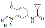 Cyclopropanecarboxamide, N-[4-methoxy-3-(1H-tetrazol-1-yl)phenyl]- (9CI) CAS#: 606096-19-9