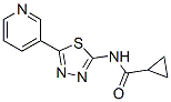Cyclopropanecarboxamide, N-[5-(3-pyridinyl)-1,3,4-thiadiazol-2-yl]- (9CI) CAS#: 603073-23-0