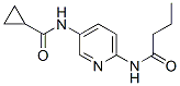 Cyclopropanecarboxamide, N-[6-[(1-oxobutyl)amino]-3-pyridinyl]- (9CI) CAS#: 603083-66-5