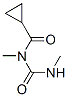 Cyclopropanecarboxamide, N-methyl-N-[(methylamino)carbonyl]- (9CI) CAS#: 529487-66-9