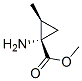 Cyclopropanecarboxylic acid, 1-amino-2-methyl-, methyl ester, (1S,2S)- (9CI) CAS#: 690205-38-0