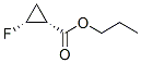 Cyclopropanecarboxylic acid, 2-fluoro-, propyl ester, (1R-cis)- (9CI) CAS#: 177564-61-3