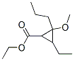 Cyclopropanecarboxylic acid, 3-ethyl-2-methoxy-2-propyl-, ethyl ester (9CI) CAS#: 647836-52-0