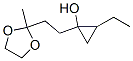Cyclopropanol, 2-ethyl-1-[2-(2-methyl-1,3-dioxolan-2-yl)ethyl]- (9CI) CAS#: 676168-79-9