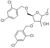 D-RIBOFURANOSIDE,METHYL 3,5-BIS-O-[(2,4-DICHLOROPHENYL)METHYL]-2-C-METHYL- CAS#: 677299-15-9