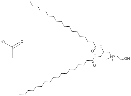 DIMETHYL-DL-2,3-DISTEAROYL-OXYPROPYL-2'-HYDROXY-ETHYLAMMONIUM ACETATE CAS#: 7059-39-4