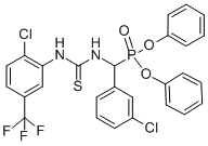 DIPHENYL [(3-CHLOROPHENYL)(([2-CHLORO-5-(TRIFLUOROMETHYL)ANILINO]CARBOTHIOYL)AMINO)METHYL]PHOSPHONATE CAS#: 680214-53-3