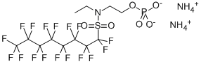 Diammonium N-ethylheptadecafluoro-N-[2-(phosphonatooxy)ethyl]octanesulfonamidate CAS#: 67969-69-1