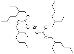 Di[bis(2-ethylhexyloxy)phosphinooxy]zinc CAS#: 7495-94-5