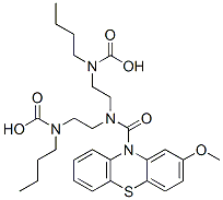 Di(butylcarbamic acid)2,2'-[[(2-methoxy-10H-phenothiazin-10-yl)carbonyl]imino]bisethyl ester CAS#: 65241-11-4