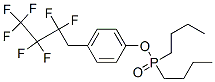 Dibutylphosphinic acid p-(2,2,3,3,4,4,4-heptafluorobutyl)phenyl ester CAS#: 7526-47-8