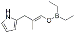 Diethyl[2-methyl-3-(1H-pyrrol-2-yl)-1-propenyloxy]borane CAS#: 61142-04-9
