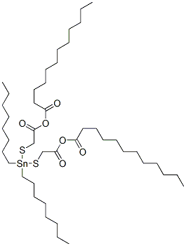 Dioctylbis[[2-(lauroyloxy)-2-oxoethyl]thio]stannane CAS#: 69226-43-3
