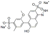 Disodium6-hydroxy-5-(2-methoxy-5-methyl-4-sulfonato-phenyl)diazenyl-naphthalene-2-sulfonate CAS#: 66813-73-8