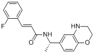 (E)-3-(2-Fluorophenyl)-N-((S)-1-(3,4-dihydro-2H-benzo[1,4]oxazin-6-yl)-ethyl]acrylamide CAS#: 697287-48-2