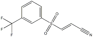 (E)-3-(3-(trifluoroMethyl)phenylsulfonyl)acrylonitrile CAS#: 64728-74-1