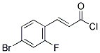 (E)-3-(4-BROMO-2-FLUOROPHENYL)ACRYLOYL CHLORIDE CAS#: 676348-49-5