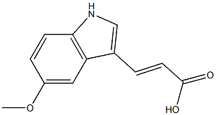 (E)-3-(5-Methoxy-1H-indol-3-yl)acrylic acid CAS#: 66735-65-7