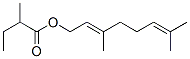 (E)-3,7-dimethylocta-2,6-dienyl 2-methylbutyrate CAS#: 68705-63-5