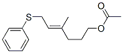 (E)-4-Methyl-6-(phenylthio)-4-hexen-1-ol acetate CAS#: 67884-56-4