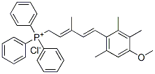 (E,E)-[5-(4-methoxy-2,3,6-trimethylphenyl)-3-methyl-2,4-pentadienyl]triphenylphosphonium chloride CAS#: 69365-97-5