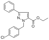 ETHYL 1-(4-CHLOROBENZYL)-3-PHENYL-1H-PYRAZOLE-5-CARBOXYLATE CAS#: 618070-53-4
