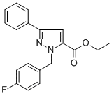 ETHYL 1-(4-FLUOROBENZYL)-3-PHENYL-1H-PYRAZOLE-5-CARBOXYLATE CAS#: 618070-55-6