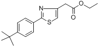 ETHYL 2-(2-[4-(TERT-BUTYL)PHENYL]-1,3-THIAZOL-4-YL)ACETATE CAS#: 680215-69-4