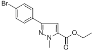 ETHYL 3-(4-BROMOPHENYL)-1-METHYL-1H-PYRAZOLE-5-CARBOXYLATE CAS#: 618070-50-1