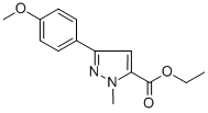 ETHYL 3-(4-METHOXYPHENYL)-1-METHYL-1H-PYRAZOLE-5-CARBOXYLATE CAS#: 618070-51-2