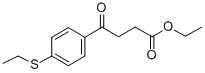 ETHYL 4-(4-ETHYLTHIOPHENYL)-4-OXOBUTYRATE CAS#: 7028-71-9
