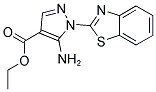 ETHYL 5-AMINO-1-(1,3-BENZOTHIAZOL-2-YL)-1H-PYRAZOLE-4-CARBOXYLATE CAS#: 186340-03-4